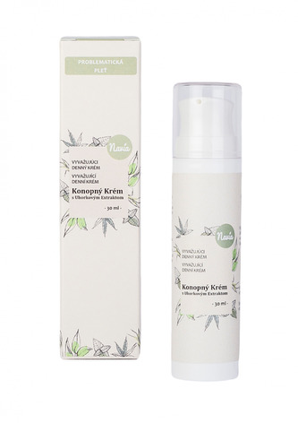 Navia Denní konopný krém pro mastnou pleť  BIO (30 ml)