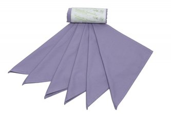 Casa Organica Dámské kapesníky (6 ks) - šeřík - z biobavlněného saténu