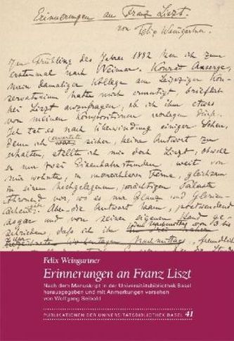 Erinnerungen an Franz Liszt