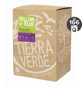 Yellow&Blue Prací gel s levandulí (5 l) - z bio mýdlových ořechů