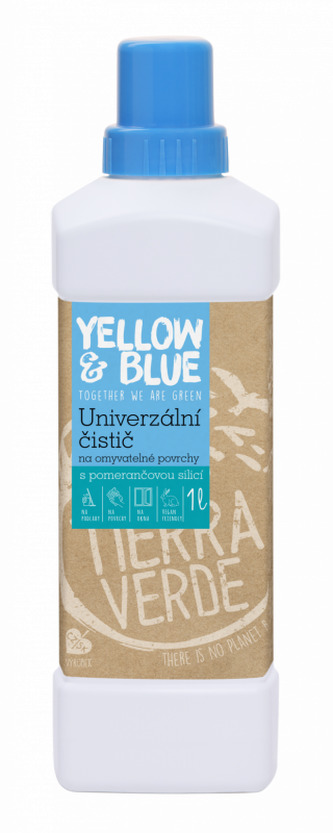 Yellow&Blue Univerzální čistič (1 l) - s pomerančovou silicí
