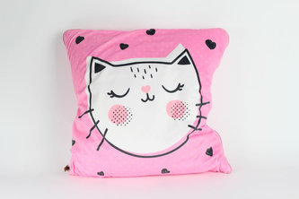 Deka v polštáři Kočka