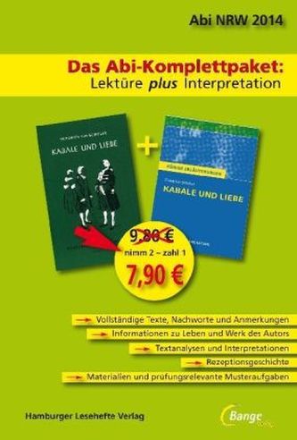 Das Abi-Komplettpaket: Lektüre plus Interpretation - Kabale und Liebe