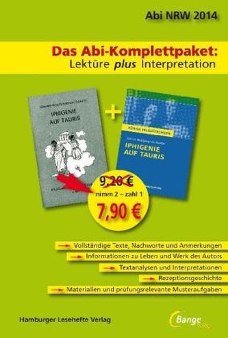 Das Abi-Komplettpaket: Lektüre plus Interpretation - Iphigenie auf Tauris