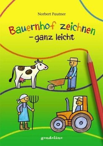 Bauernhof zeichnen - ganz leicht