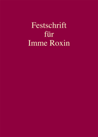 Festschrift für Imme Roxin
