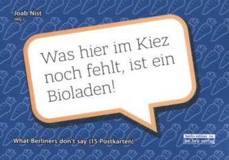 What Berliners don't say, Postkartenbuch