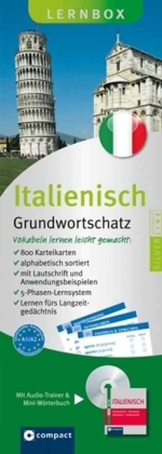 Italienisch Grundwortschatz, Lernbox Italienisch Grundwortschatz, Lernbox