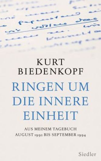 Ringen um die innere Einheit Ringen um die innere Einheit