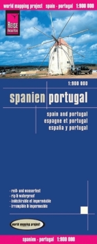 World Mapping Project Spanien, Portugal. Spain and Portugal. Espagne et Portugal; Espana y Portugal
