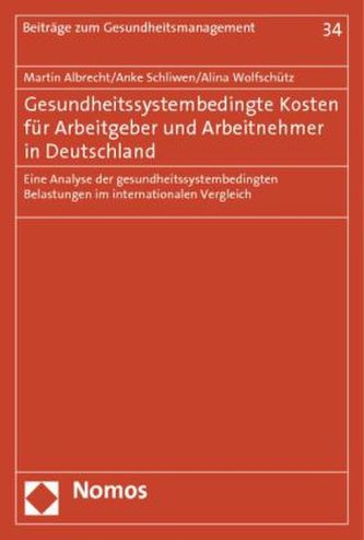 Gesundheitssystembedingte Kosten für Arbeitgeber und Arbeitnehmer in Deutschland