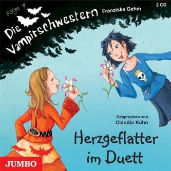 Die Vampirschwestern, Herzgeflatter im Duett, 2 Audio-CDs Die Vampirschwestern, Herzgeflatter im Duett, 2 Audio-CDs