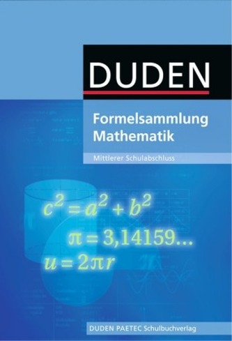 Duden Formelsammlung Mathematik, Mittlerer Schulabschluss