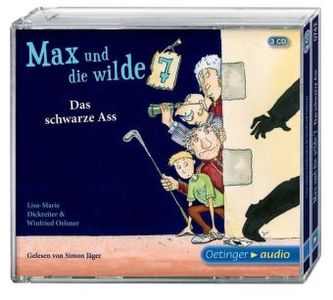 Max und die Wilde Sieben - Das schwarze Ass, 3 Audio-CDs