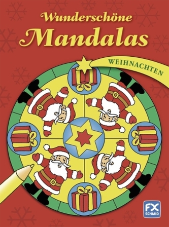 Wunderschöne Mandalas Weihnachten