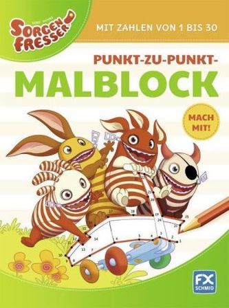 Gerd Hahns Sorgenfresser: Punkt-zu-Punkt-Malblock