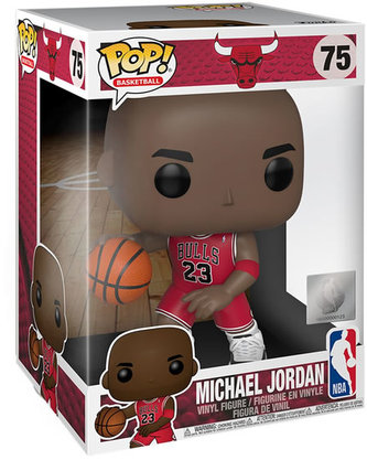 Funko POP NBA: Bulls - 10 Michael Jordan (Red Jersey)