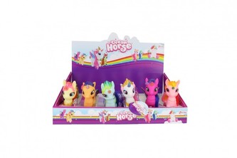 Jednorožec s křídly plast 13cm 6 druhů