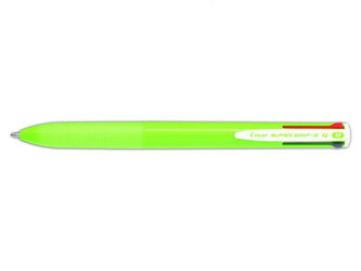 Čtyřbarevné pero "Super Grip G", světle zelená, PILOT BPKGG-35M-LG