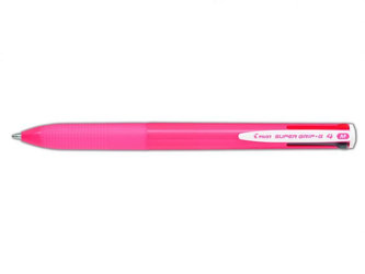 Čtyřbarevné pero "Super Grip G", růžová, PILOT BPKGG-35M-P