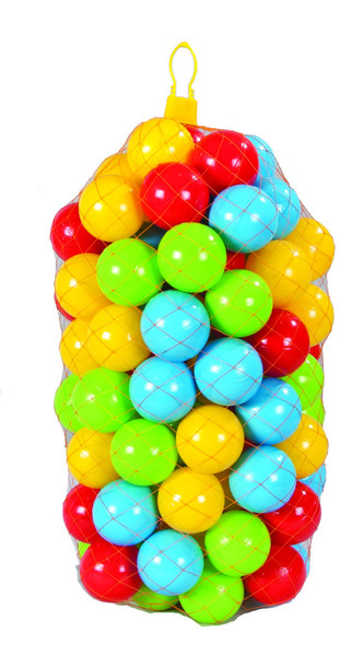 Plastové míčky 6 cm - 50 ks