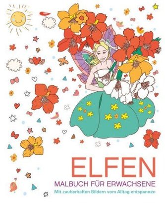 Malbuch für Erwachsene - Elfen