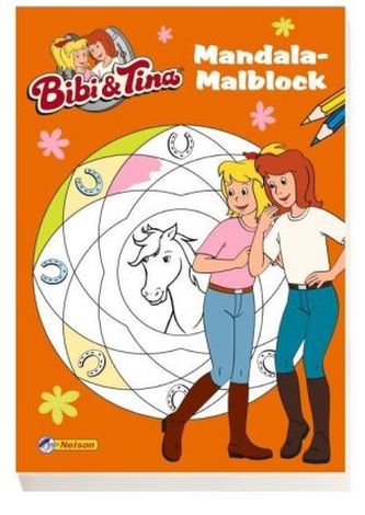 Bibi und Tina - Mandala-Malblock