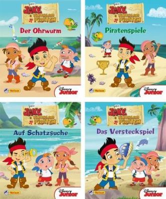 Disney Jake und die Nimmerland Piraten, Verkaufskassette. Nr.1-4