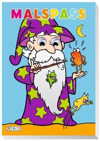 Malspaß mit Wackelaugen (Motiv Zauberer)