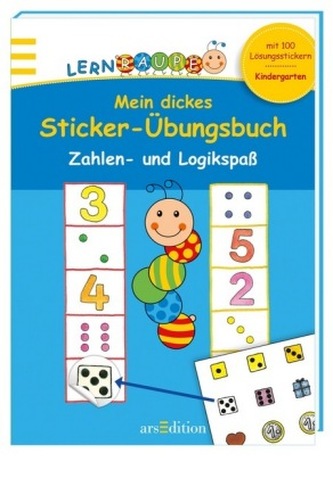 Mein dickes Sticker-Übungsbuch Zahlen- und Logikspaß