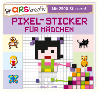 Pixel-Sticker für Mädchen