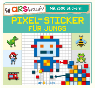 Pixel-Sticker für Jungs
