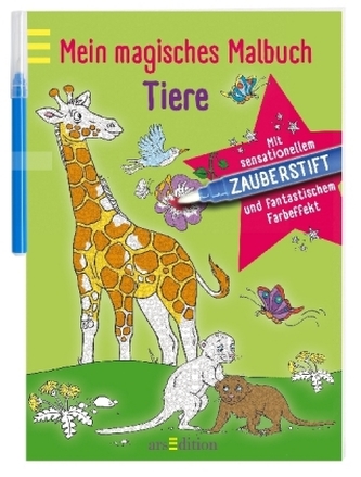 Mein magisches Malbuch Tiere