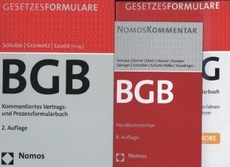 BGB, Handkommentar. BGB, Kommentiertes Vertrags- und Prozessformularbuch, 2 Bde.