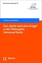 Das 'Recht nach dem Kriege' in der Philosophie Immanuel Kants