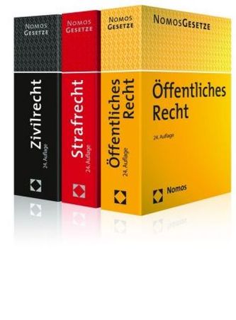 Zivilrecht (ZR) - Öffentliches Recht (ÖffR) - Strafrecht (StrafR), 3 Bde.