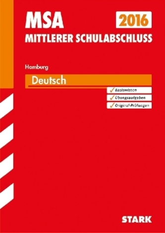 Mittlerer Schulabschluss 2016 - Deutsch, Hamburg
