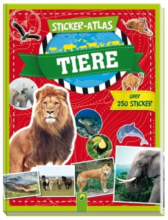 Sticker-Atlas Tiere