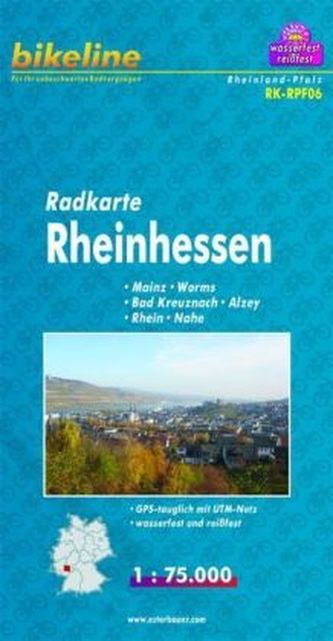 Bikeline Radkarte Rheinhessen