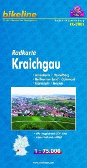Bikeline Radkarte Kraichgau