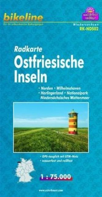 Bikeline Radkarte Ostfriesische Inseln