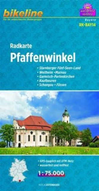 Bikeline Radkarte Pfaffenwinkel