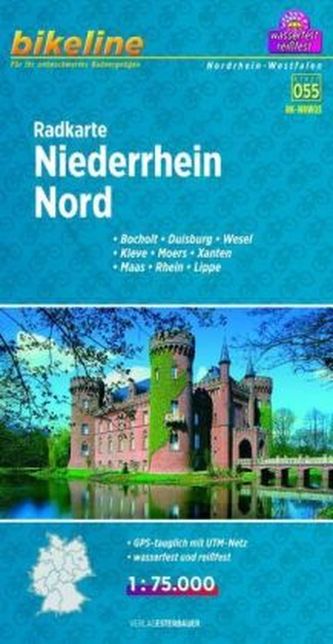 Bikeline Radkarte Niederrhein Nord