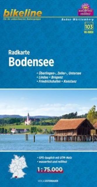 Bikeline Radkarte Bodensee
