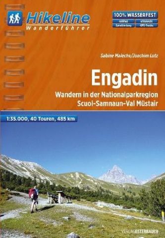 Hikeline Wanderführer Engadin
