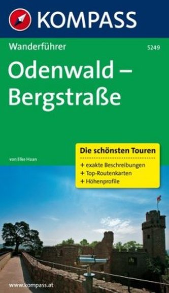 Kompass Wanderführer Odenwald - Bergstraße