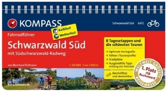 Kompass Fahrradführer Schwarzwald Süd mit Südschwarzwald Radweg