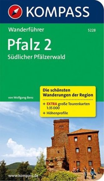 Kompass Wanderführer Pfalz. Tl.2