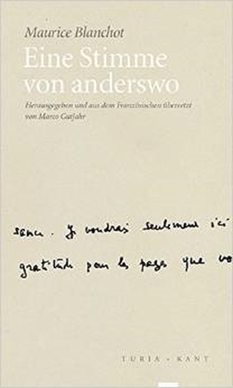 Eine Stimme von anderswo