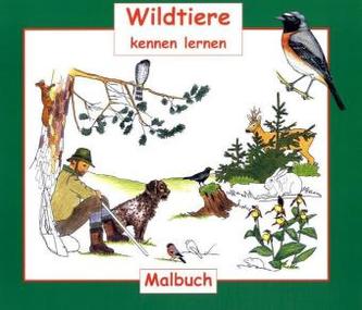 Wildtiere kennen lernen, Malbuch